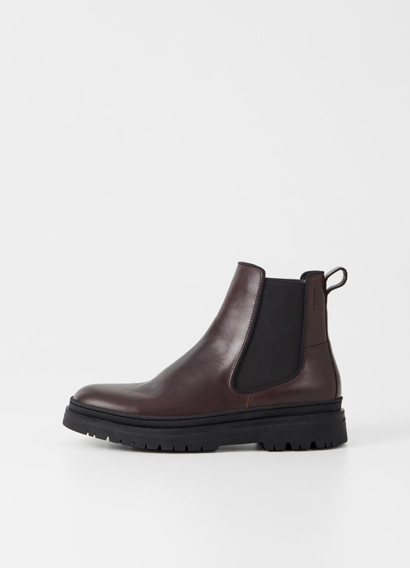 Chelsea Boots ανδρικα Vagabond James σκούρο καφε Greece | BMGFJAYN