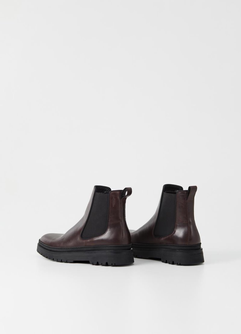 Chelsea Boots ανδρικα Vagabond James σκούρο καφε Greece | BMGFJAYN